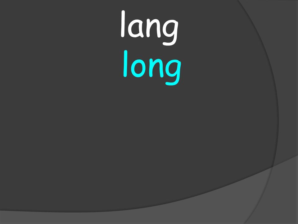 long lang