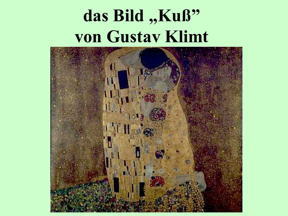 das Bild Kuß von Gustav Klimt
