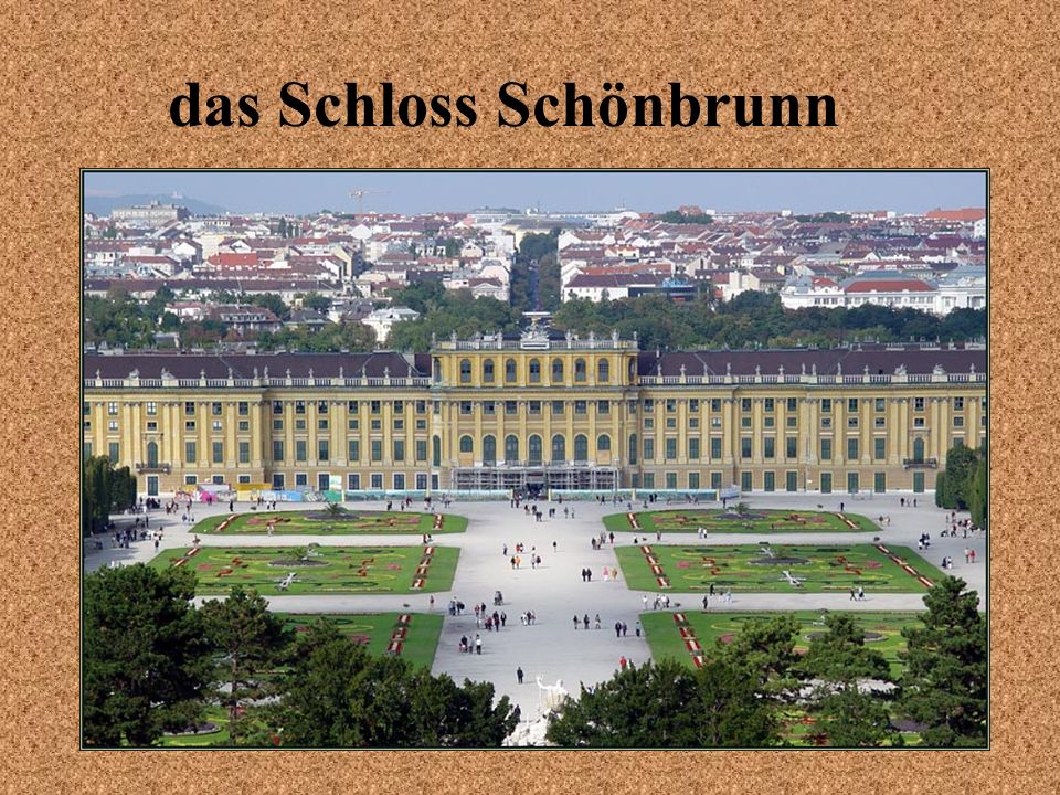 das Schloss Schönbrunn