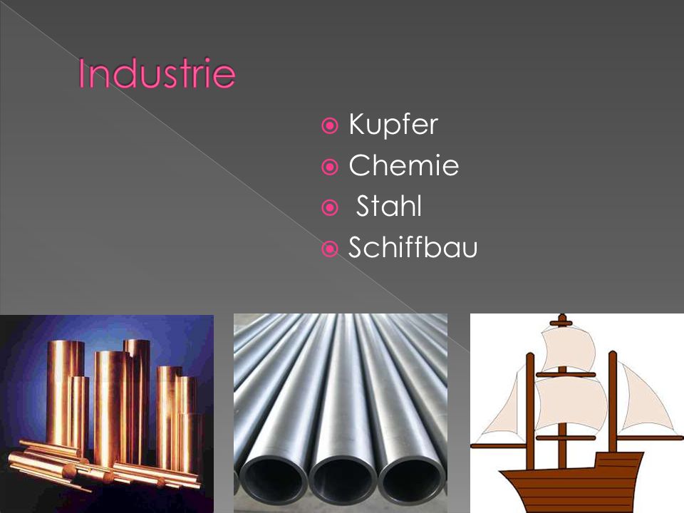 Kupfer Chemie Stahl Schiffbau