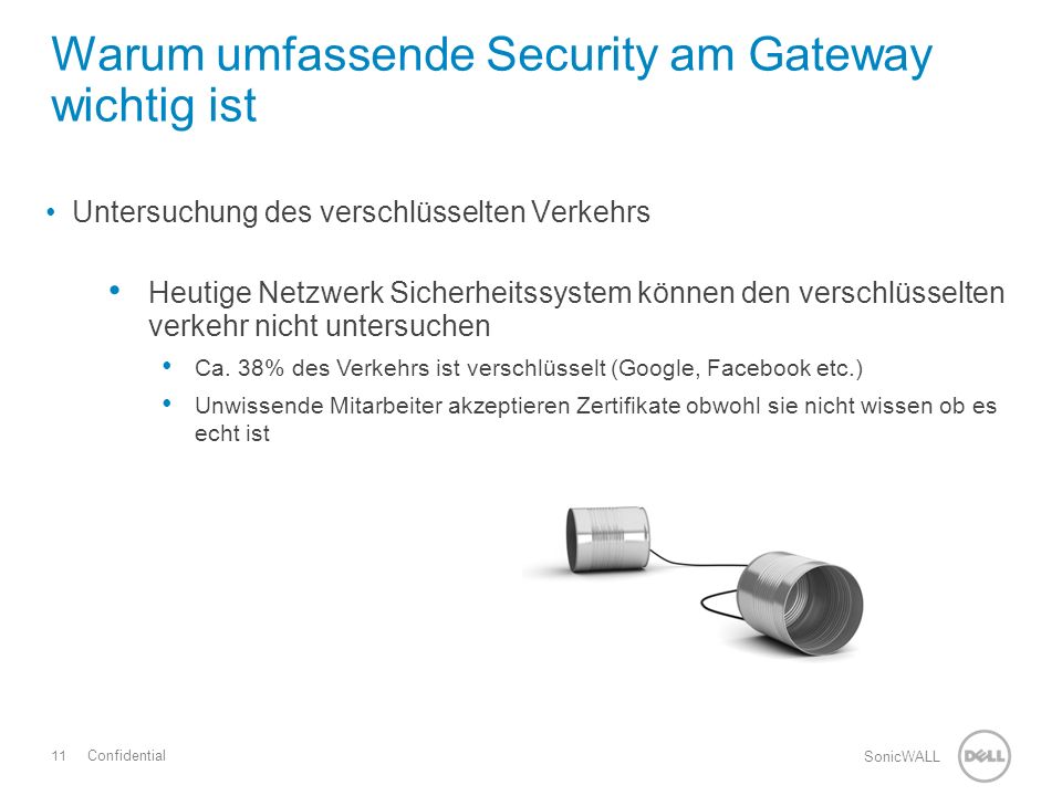 Dell Sonicwall Umfassende Sicherheit Am Gateway 2 Sonicwall Confidential Warum Umfassende Sicherheit Am Gateway Wichtig Ist Ppt Herunterladen