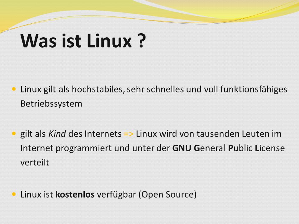 Was Ist Linux Linux Ist Grundsatzlich Nur Der Kernel