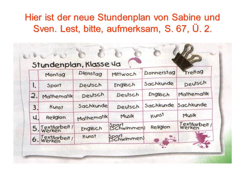 Hier ist eine. Stundenplan на немецком. Lies Sonjas Stundenplan beantwortet kurz die Fragen ответы. Hier на немецком. Stundenplan на немецком набросок.