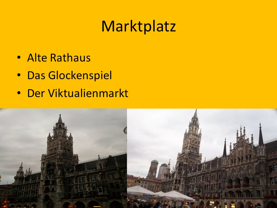 Marktplatz Alte Rathaus Das Glockenspiel Der Viktualienmarkt