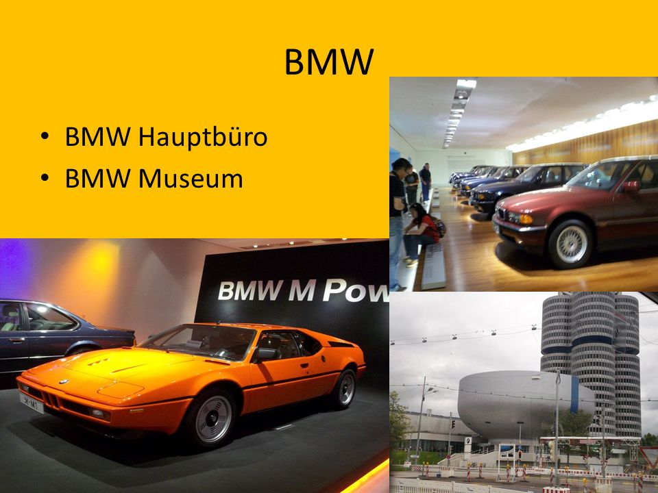 BMW BMW Hauptbüro BMW Museum