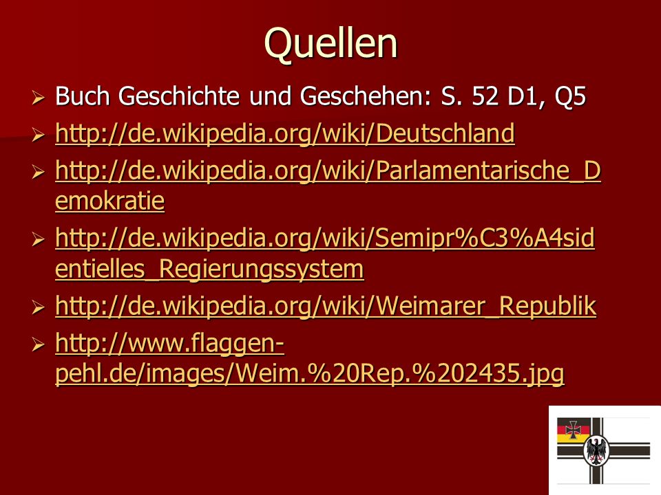 Quellen Buch Geschichte und Geschehen: S. 52 D1, Q5 Buch Geschichte und Geschehen: S.