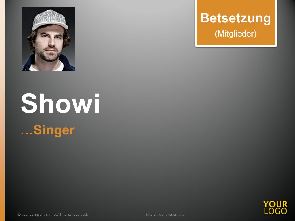 Showi …Singer © your company name.