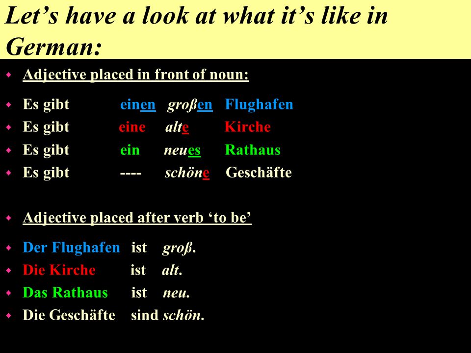 What is an adjective. w An adjective is a describing word.