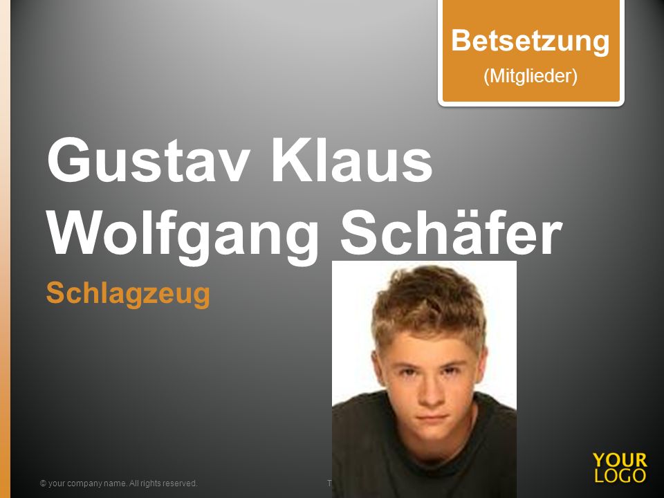Gustav Klaus Wolfgang Schäfer Schlagzeug © your company name.