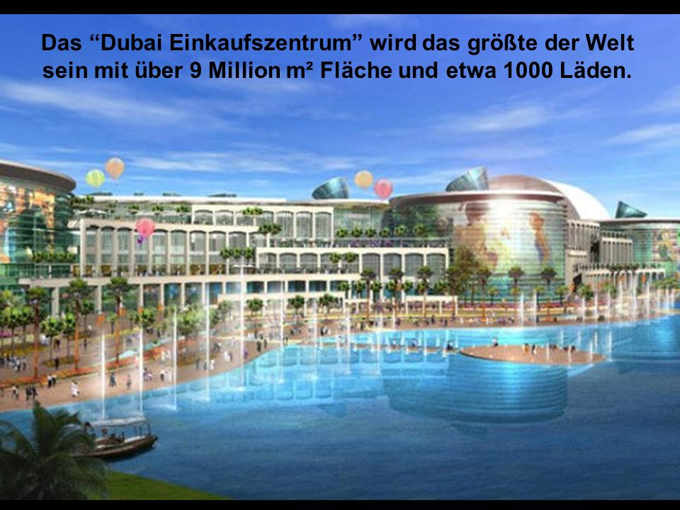 Das Dubai Marina ist vollständig vom Menschen erbaut.